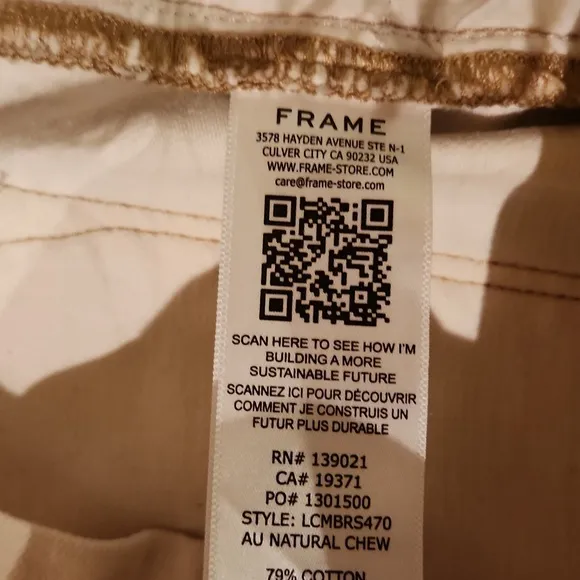 ❤️ FRAME DENIM LE CROP MINI BOOT JEANS, 12 (31)