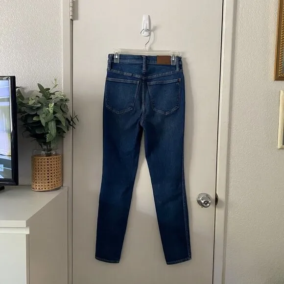 🦋 MADEWELL 10&quot; High-Rise Skinny Jeans in Winston Wash Size 27
