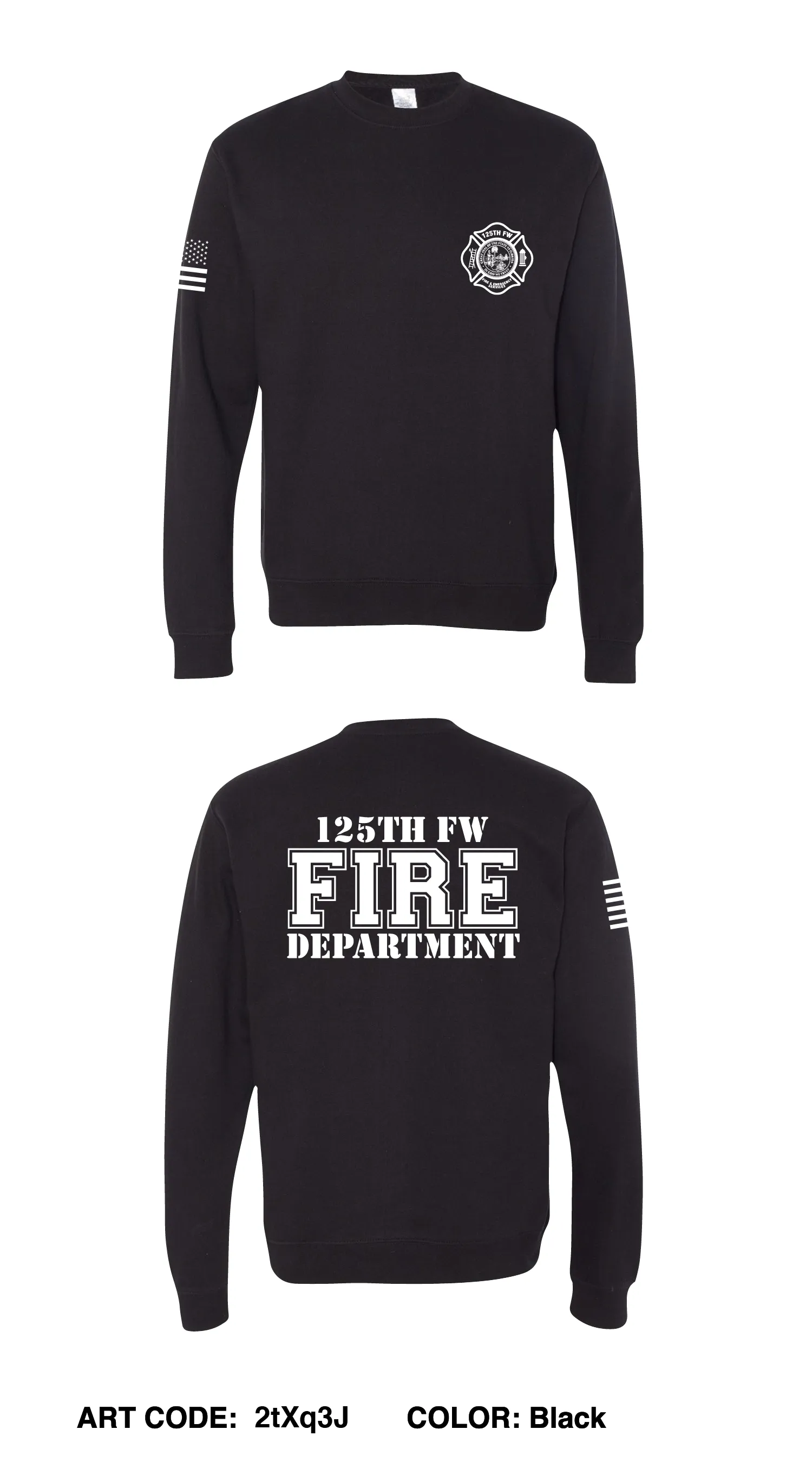 125th Fire & Emergency Services  Store 1 Comfort Unisex Crewneck Sweatshirt - 2tXq3J