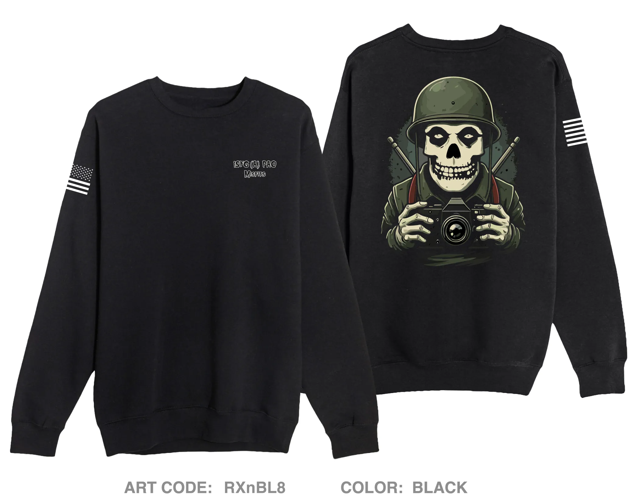 1SFG(A) PAO Comfort Unisex Crewneck Sweatshirt - RXnBL8