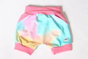 6-9y Cotton Candy Tie Dye Shorts - Grow With Me