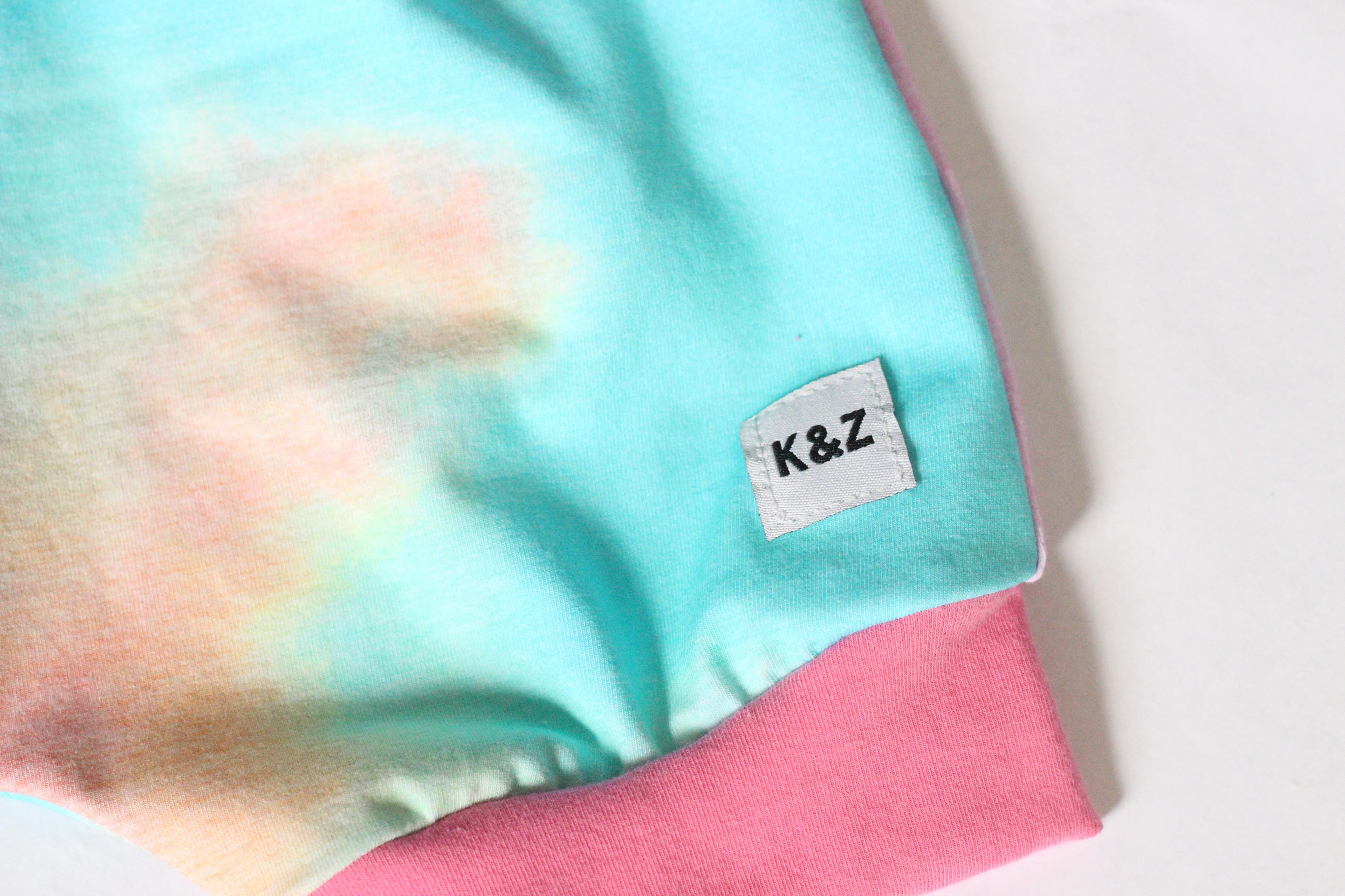 6-9y Cotton Candy Tie Dye Shorts - Grow With Me