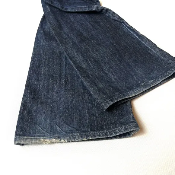 7 For all Mankind A Pocket Denim Flare Hems Jeans Y2K