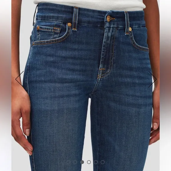 7 for all mankind KIMMIE STRAIGHT JEANS IN DUCHESS size 28