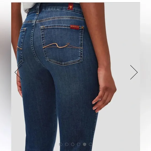 7 for all mankind KIMMIE STRAIGHT JEANS IN DUCHESS size 28