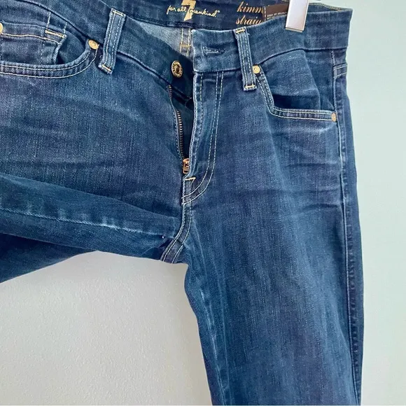 7 for all mankind KIMMIE STRAIGHT JEANS IN DUCHESS size 28