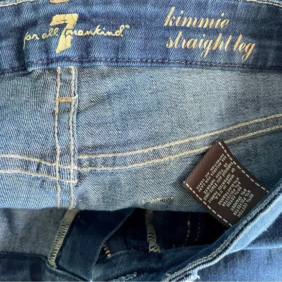 7 for all mankind KIMMIE STRAIGHT JEANS IN DUCHESS size 28