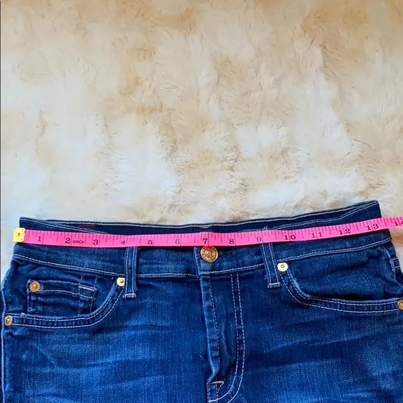 7 For All Mankind The Ankle Skinny Jeans Size 27