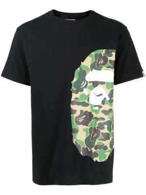 A BATHING APE® logo-print cotton T-shirt
