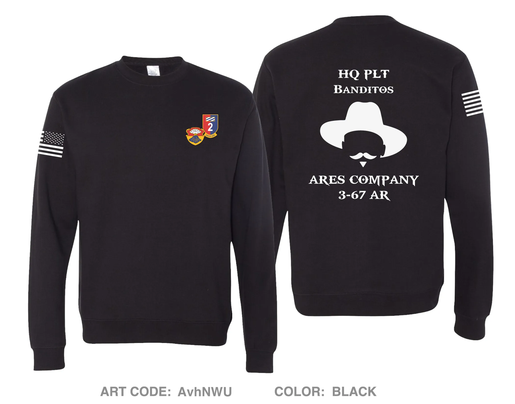 A CO. 3-67 AR Comfort Unisex Crewneck Sweatshirt - AvhNWU