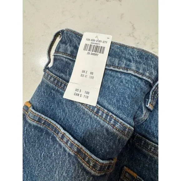 A&amp;F The 90’s Straight Jeans Size 26s