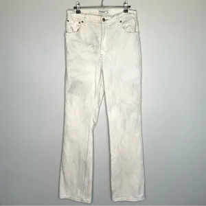 Abercrombie &amp; Fitch The 70’s Flare Ultra High Rise Denim Jeans Off-White 29 8 R