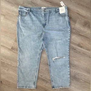 Abercrombie &amp; Fitch The Ankle Straight Ultra High Rise Jeans Size 37/24 NWT