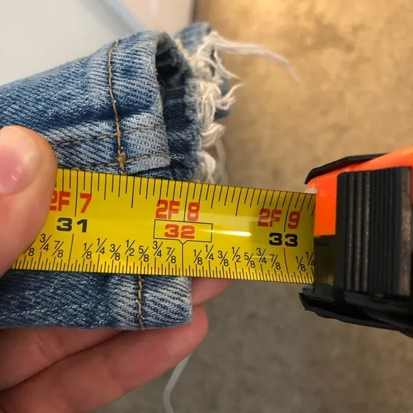 Abercrombie and Fitch The 90’s Straight Ultra High Rise Blue Jeans Size 8 / 29L