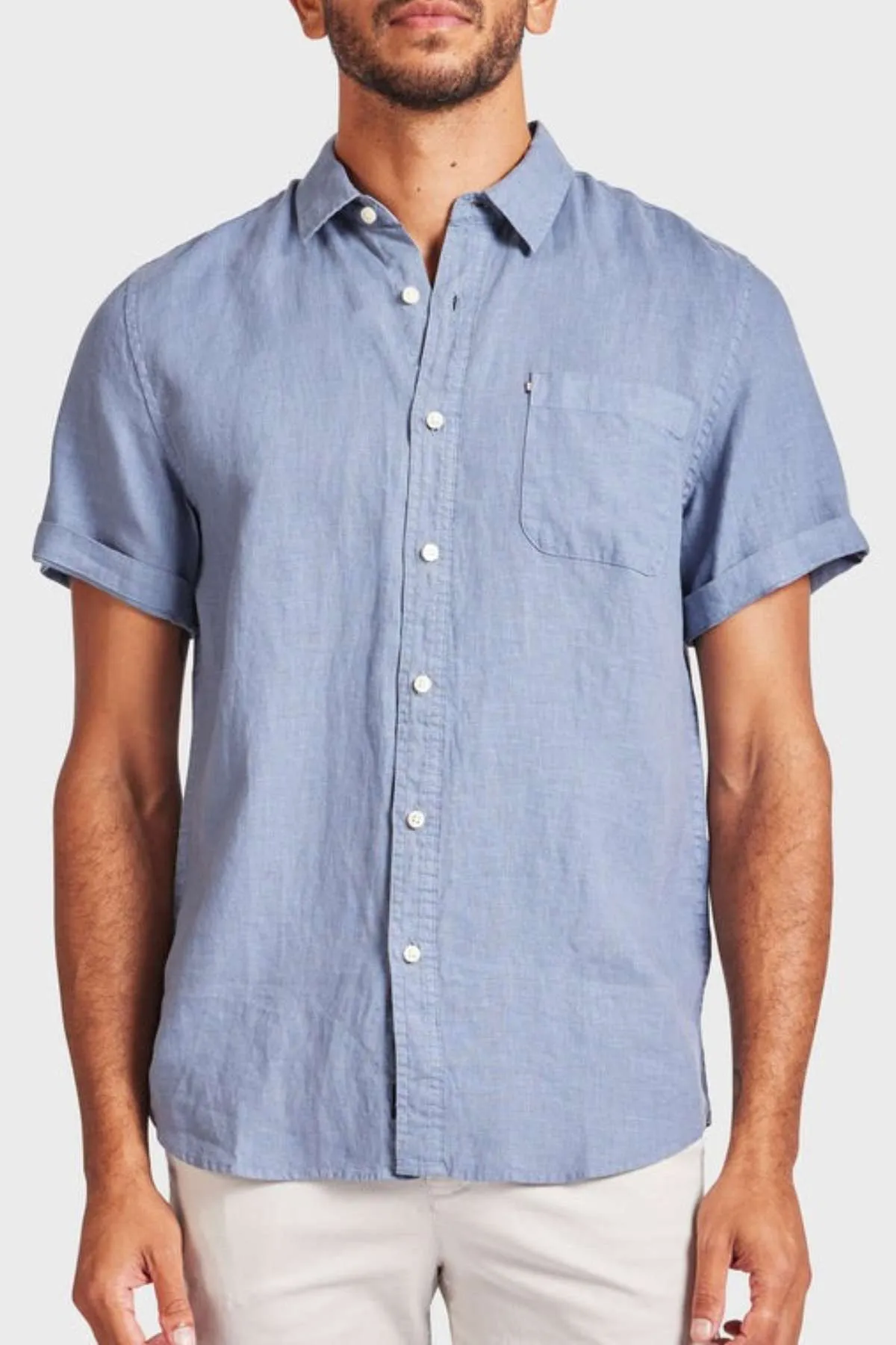 Academy Brand Hampton Linen Short Sleeve Shirt