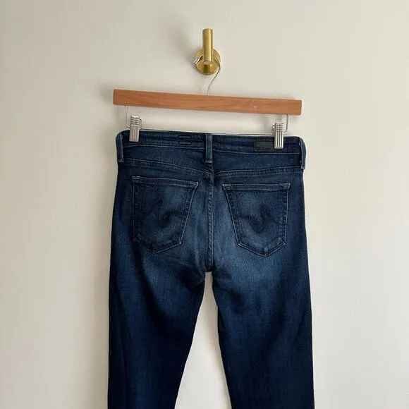 Adriano Goldschmied The Stilt Cigarette Leg Mid Rise Skinny Jeans Blue 26