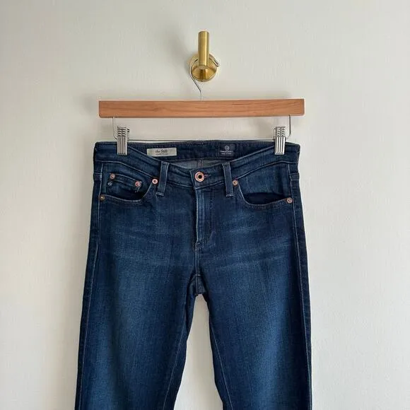Adriano Goldschmied The Stilt Cigarette Leg Mid Rise Skinny Jeans Blue 26