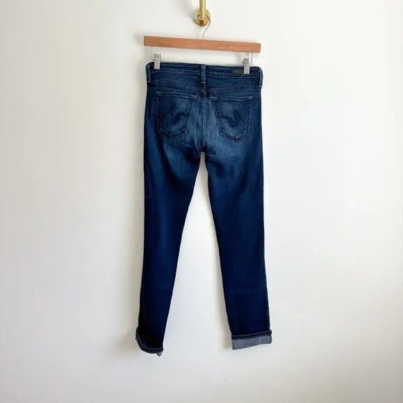 Adriano Goldschmied The Stilt Cigarette Leg Mid Rise Skinny Jeans Blue 26