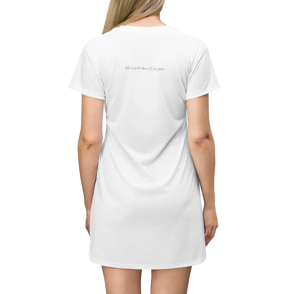 African Fabric Co. T-Shirt Dress