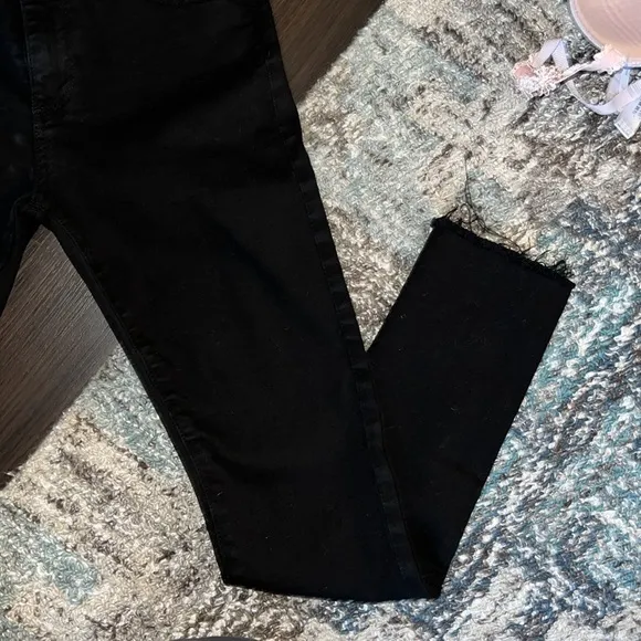 AG Farrah High Rise Raw Hem Ankle Skinny Jeans, 24R