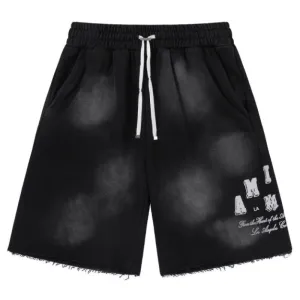 AMIRI Vintage Collegiate cotton track shorts