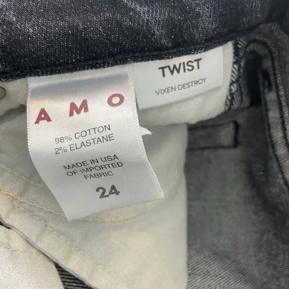 AMO Twist Vixen Destroy skinny jeans