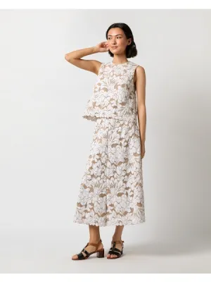 Ann Mashburn Gia Shell - Ivory/Khaki