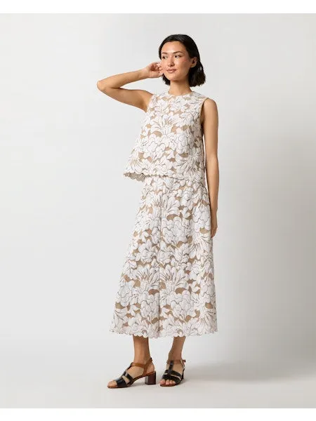 Ann Mashburn Gia Shell - Ivory/Khaki