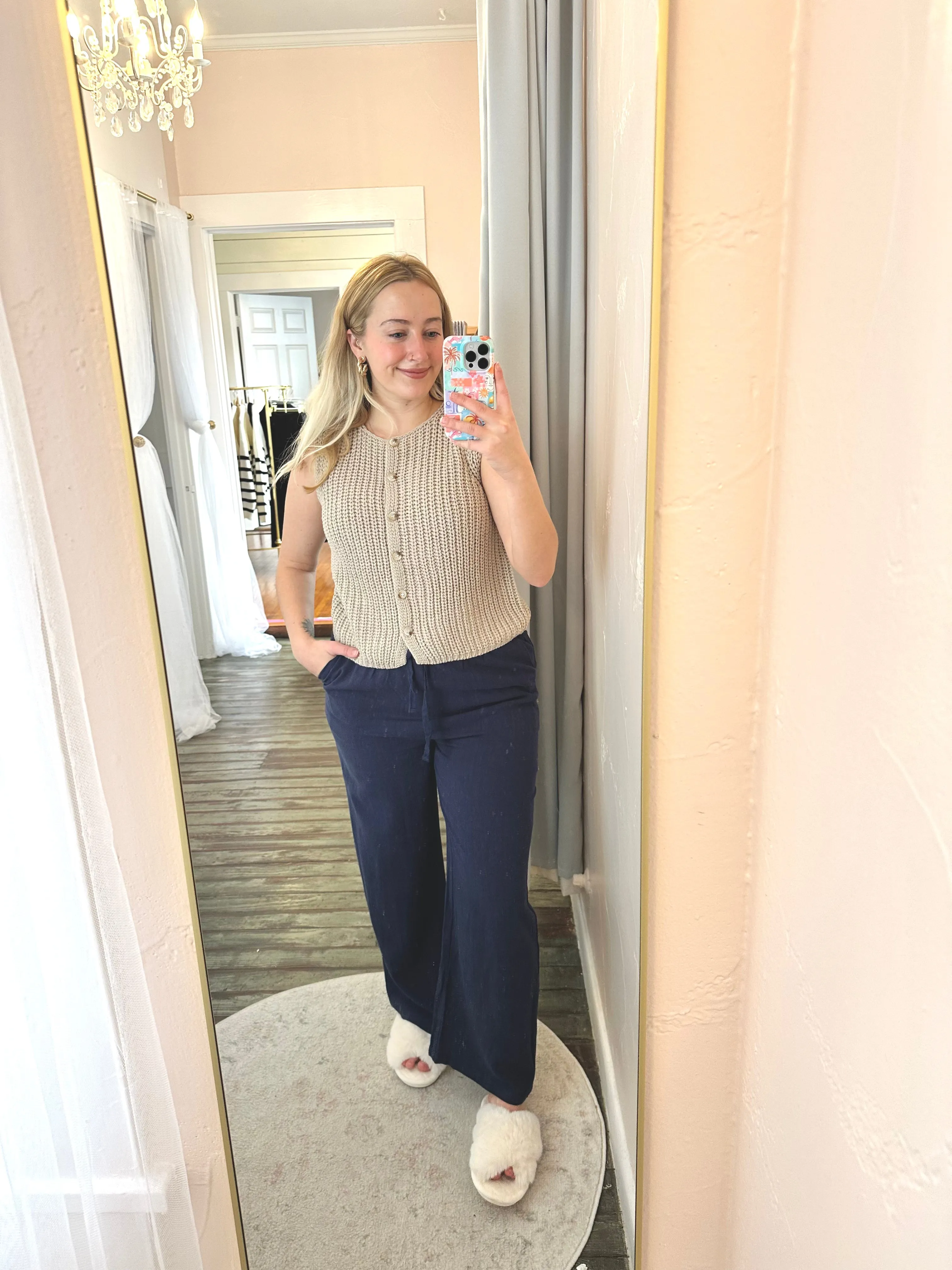 Anna Linen Blend Pants