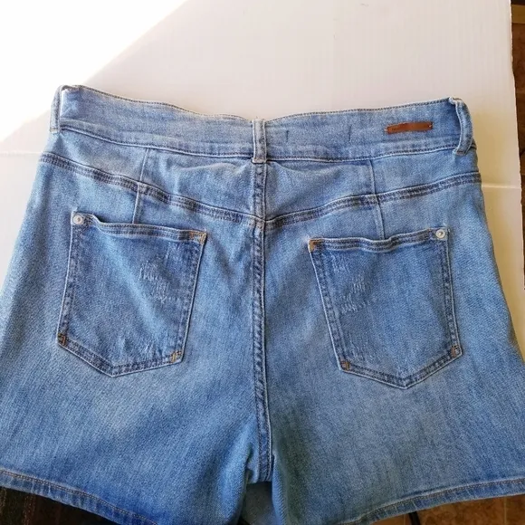 Anthropologie | High Waist Denim Shorts 32