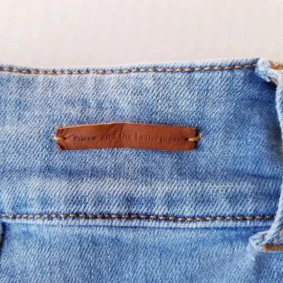 Anthropologie | High Waist Denim Shorts 32