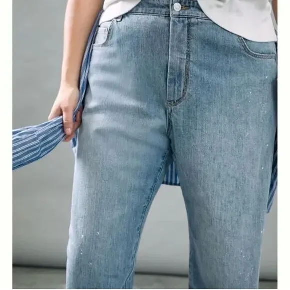 Anthropologie Pilcro The Column Straight Jeans