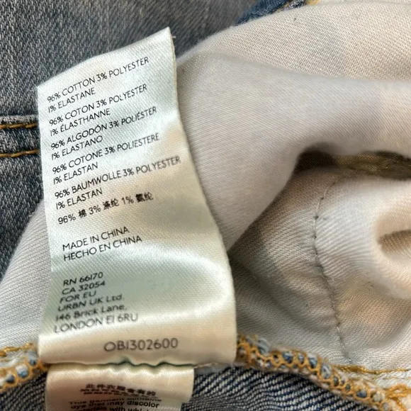 Anthropologie Pilcro The Column Straight Jeans