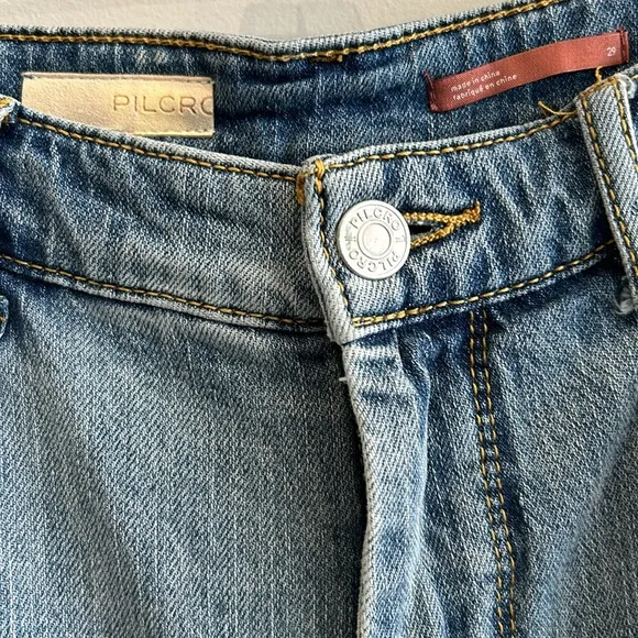 Anthropologie Pilcro The Column Straight Jeans