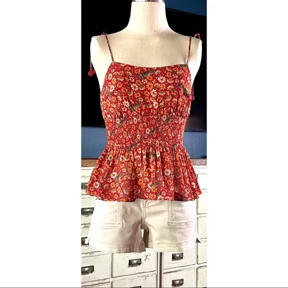 Anthropologie Pilcro Ultra High Rise Denim Shorts Stone NWT New 28