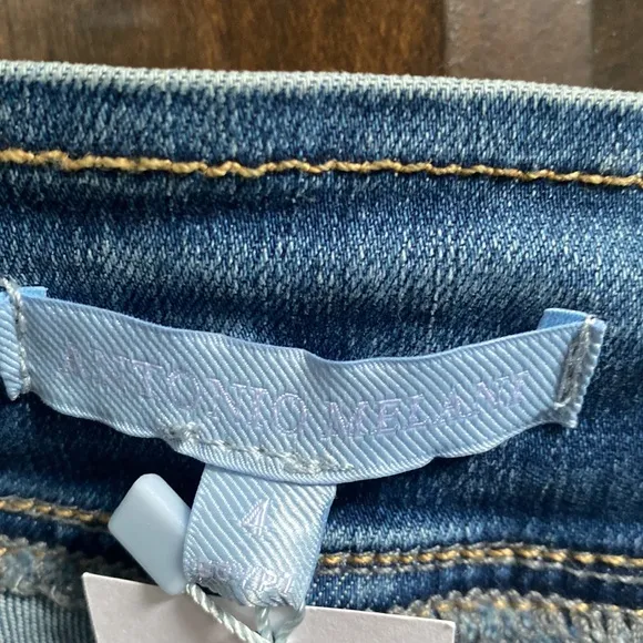Antonio Melani Blesnya High Rise Denim Shorts