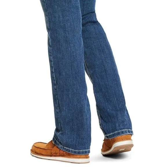 Ariat‎ R.E.A.L. Mid Rise Stretch Presley Stackable Straight Leg Jeans Size 26WR