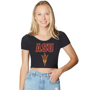Arizona State ASU Black Babydoll Tee