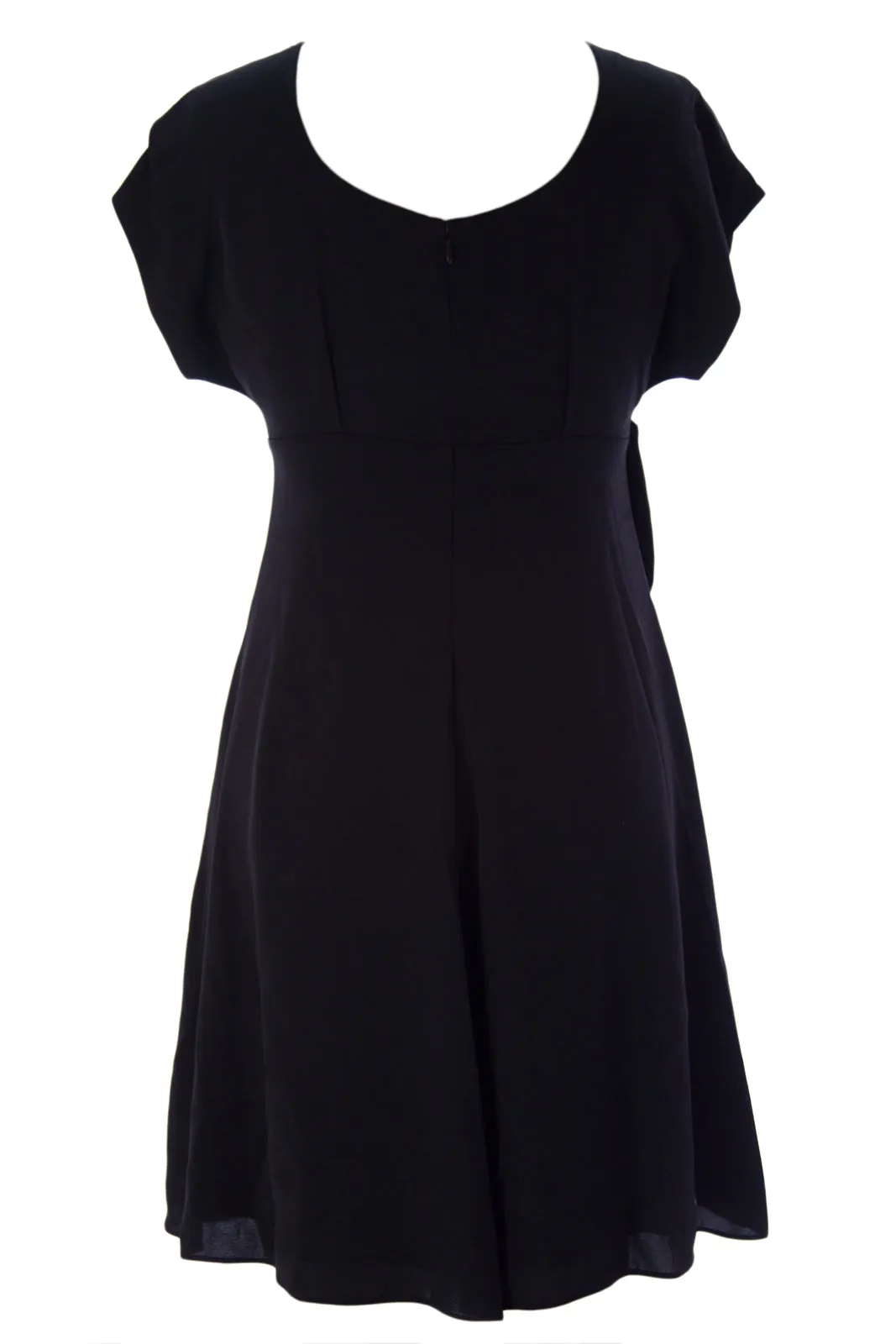 ARMANI COLLEZIONI Women's Black Above the Knee Shift Dress NMA60R $1,395 NWT