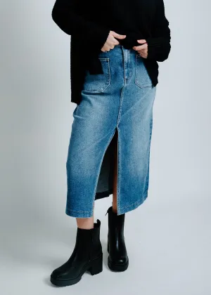 Ashley Utility Pocket Midi Skirt