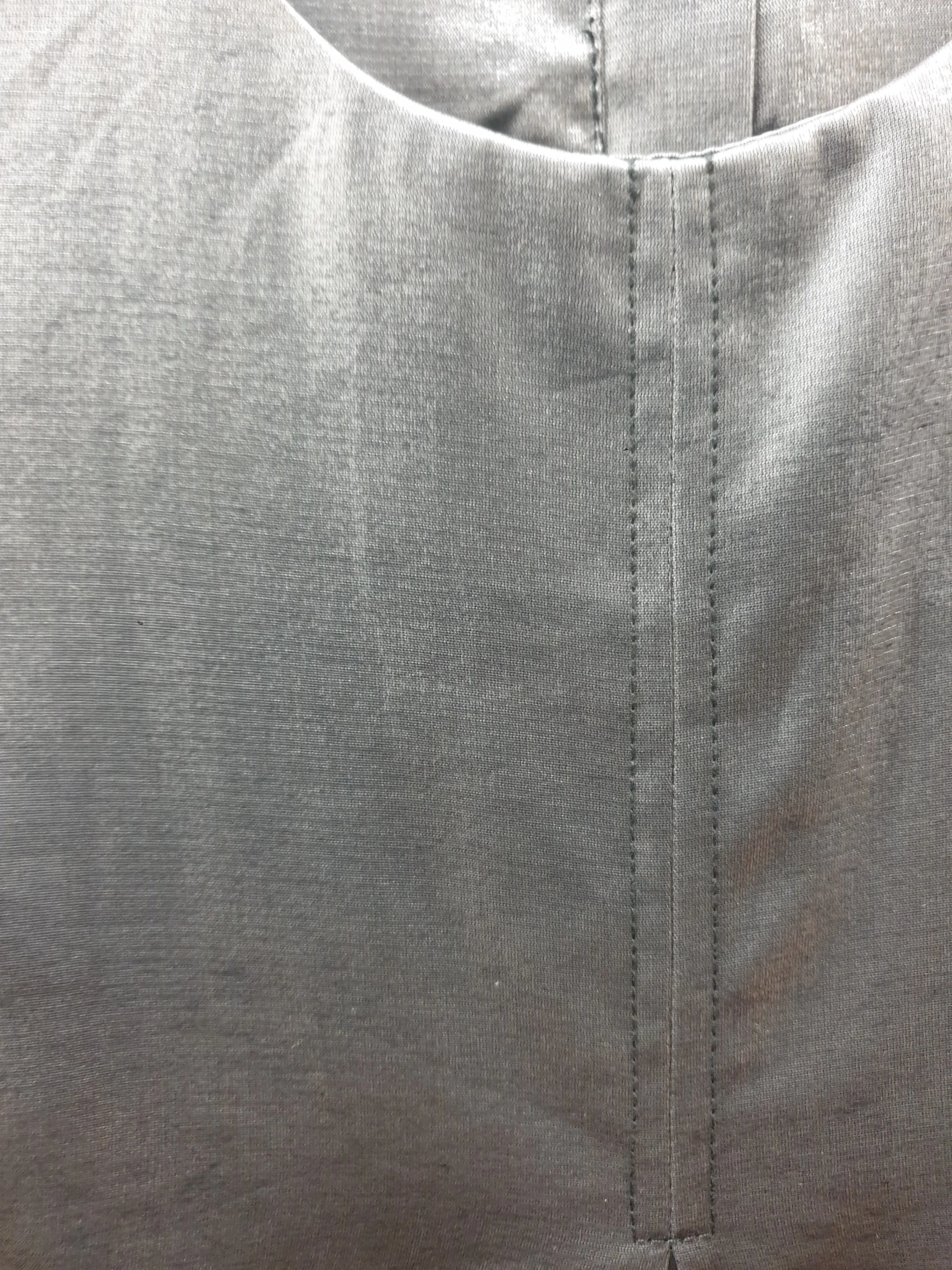 Asos deep grey / platinum metallic shift style dress size UK 12 (best fits AU 10)