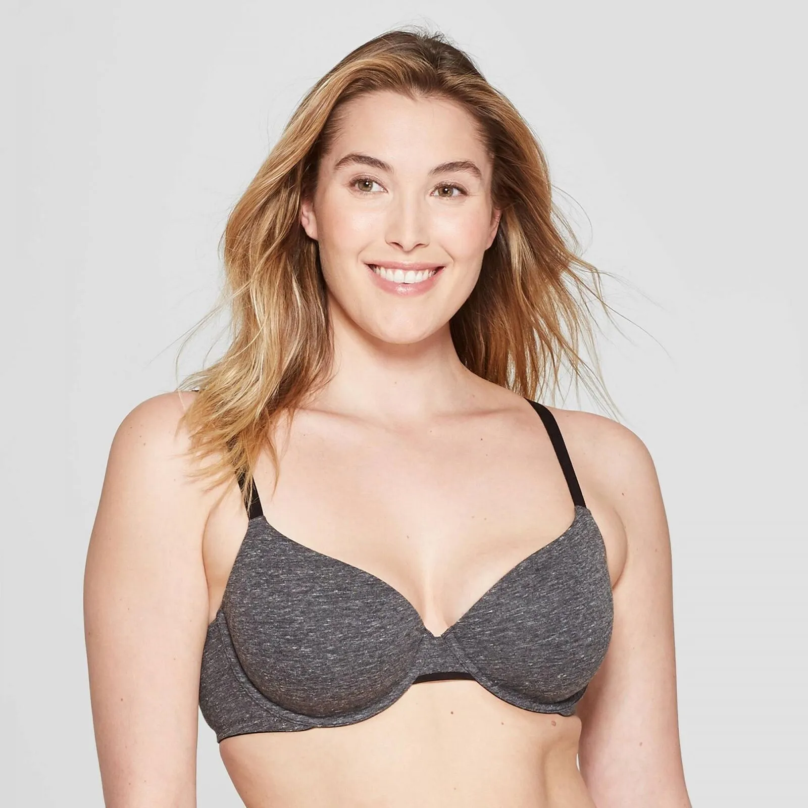 Auden Women's Everyday Lightly Lined Cotton Demi T-Shirt Bra 552282