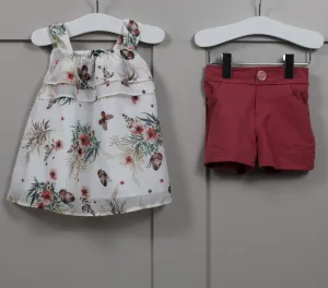 Aurora Blouse and Shorts Set