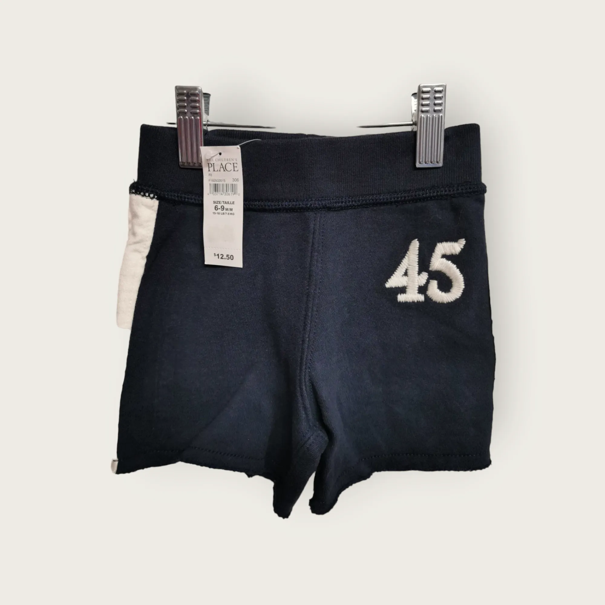 BABY BOY SIZE 6/9 MONTHS - CHILDREN'S PLACE, Soft Cotton Shorts NWT B43