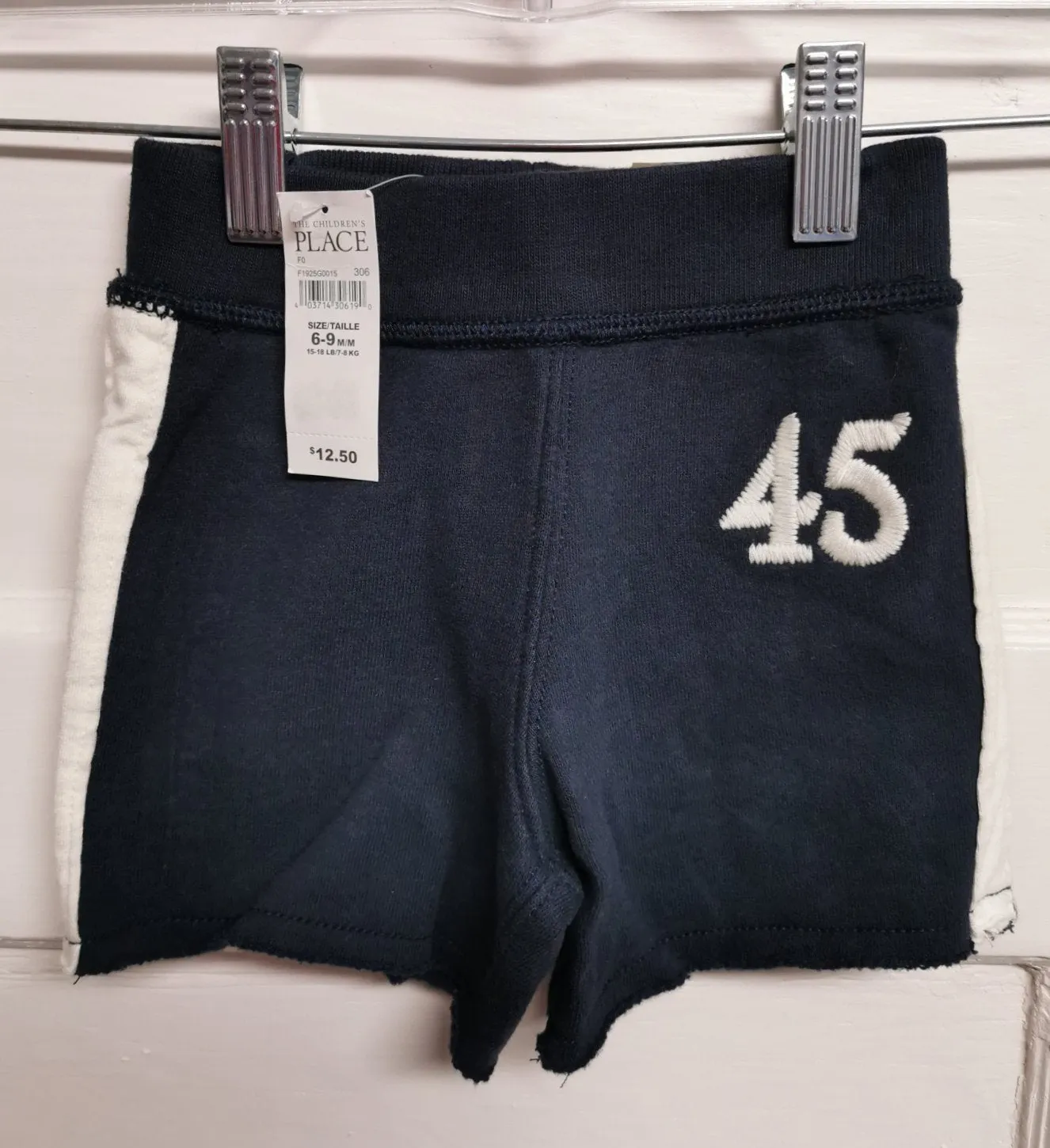 BABY BOY SIZE 6/9 MONTHS - CHILDREN'S PLACE, Soft Cotton Shorts NWT B43