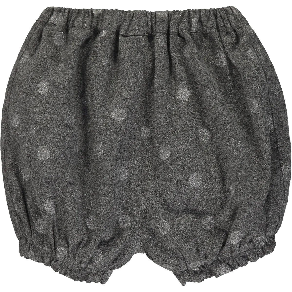 Baby Girl Grey Sparkly Cotton Shorts