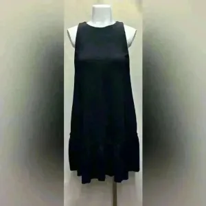 Banana republic Black ponte knit swing dress, size 0 Petite