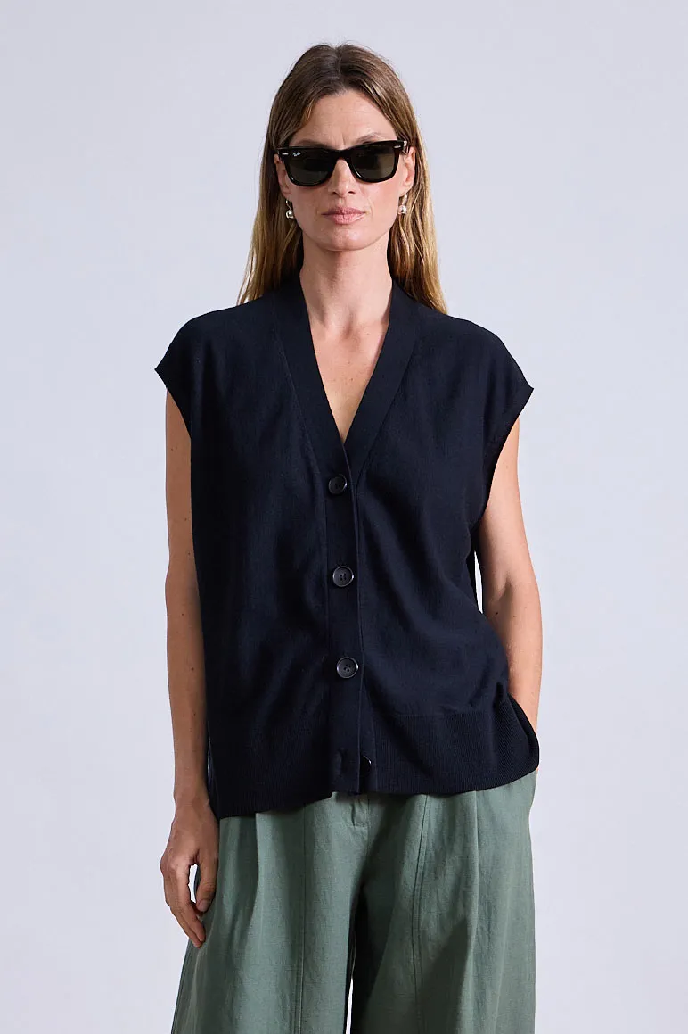 Bardi Drippy Vest in Black