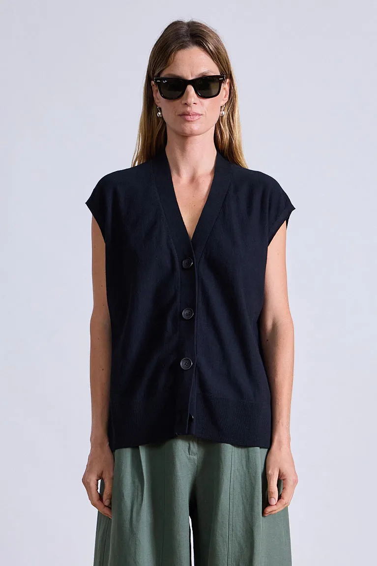 Bardi Drippy Vest in Black