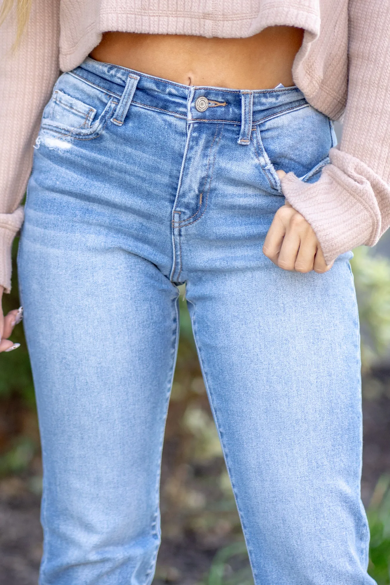 Bardot High Rise Tapered Straight Leg